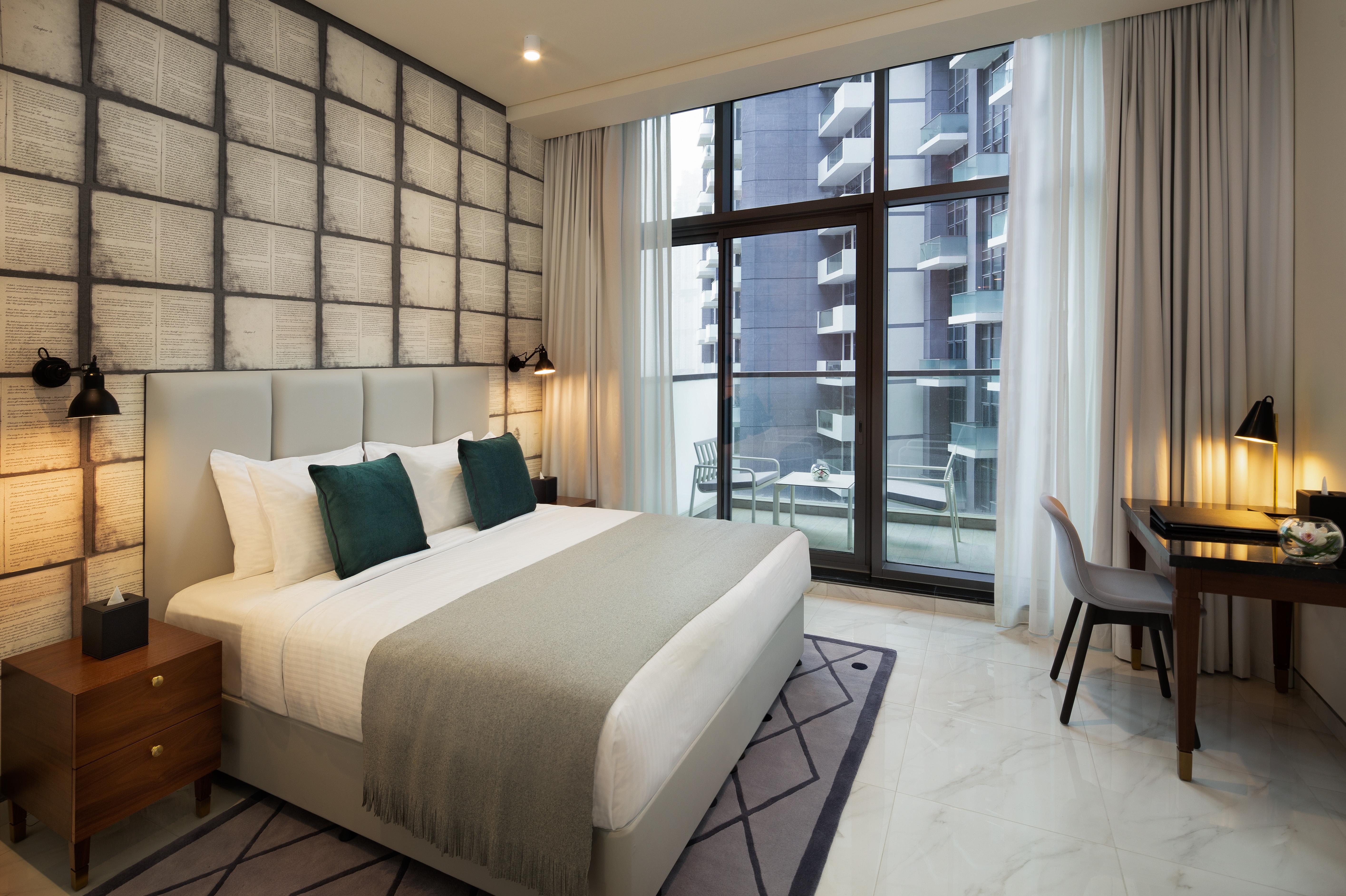 Millennium Atria Business Bay Aparthotel Дубай Екстериор снимка A bedroom at the hotel