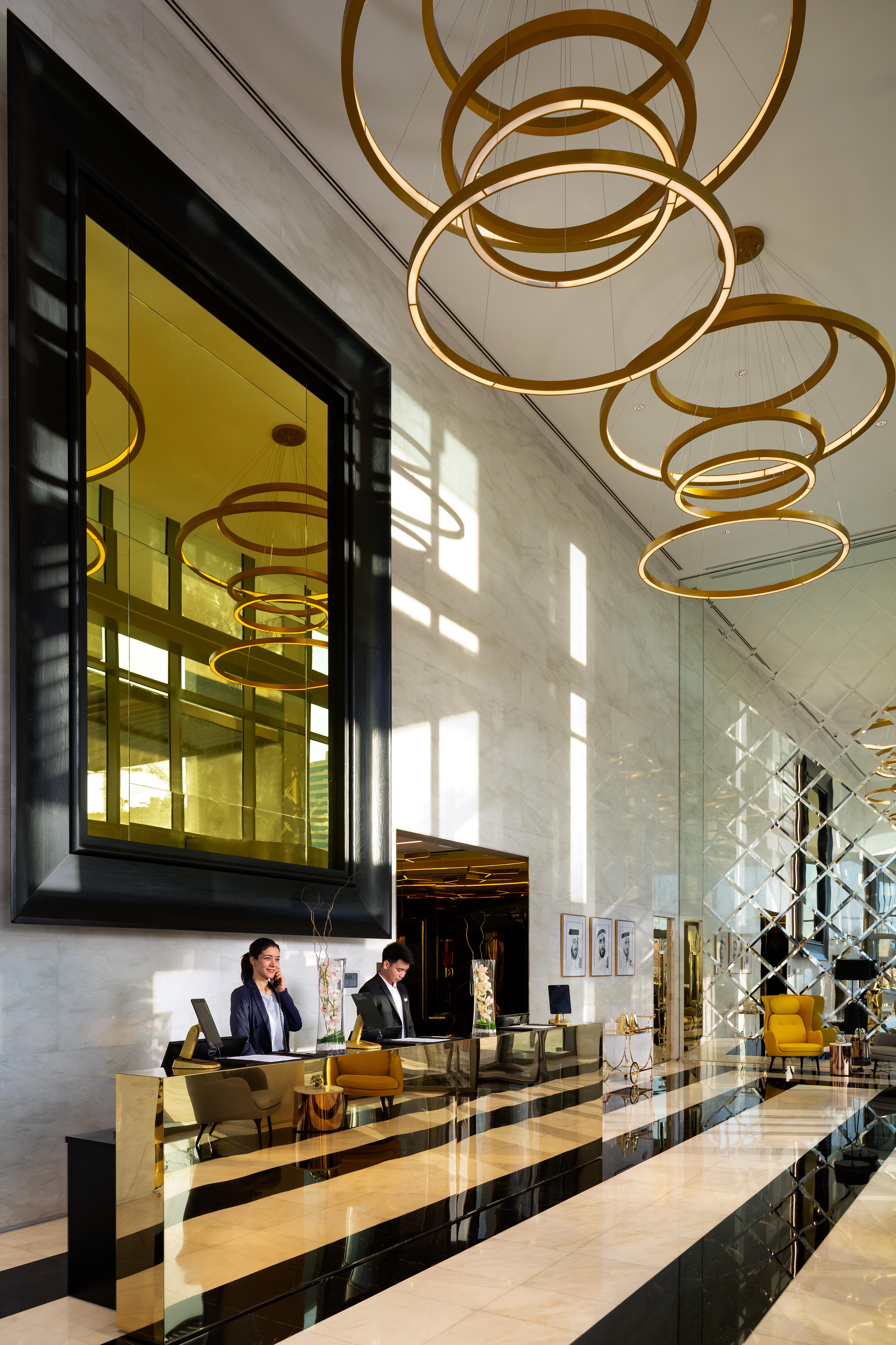 Millennium Atria Business Bay Aparthotel Дубай Екстериор снимка The lobby of the hotel