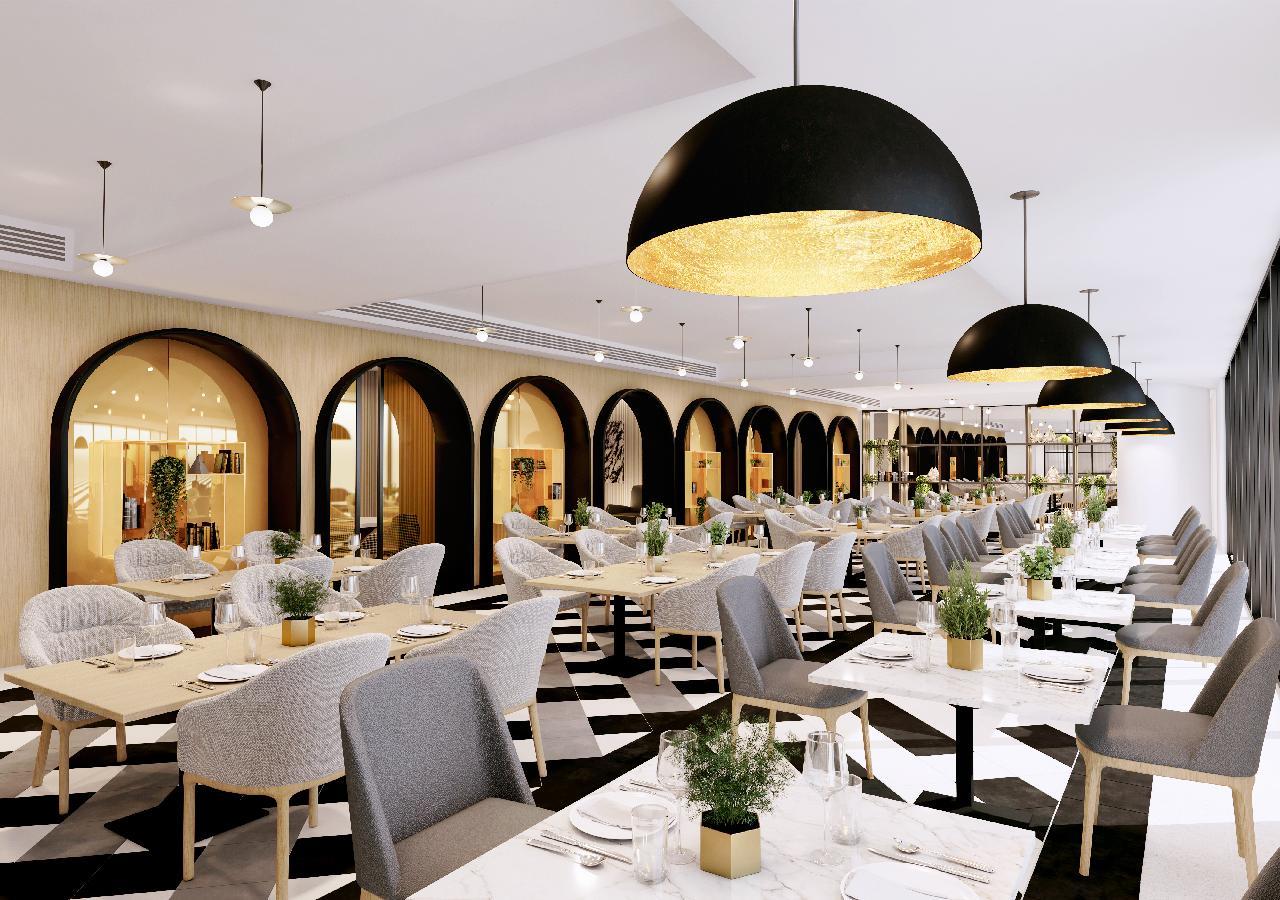 Millennium Atria Business Bay Aparthotel Дубай Екстериор снимка Restaurant interior