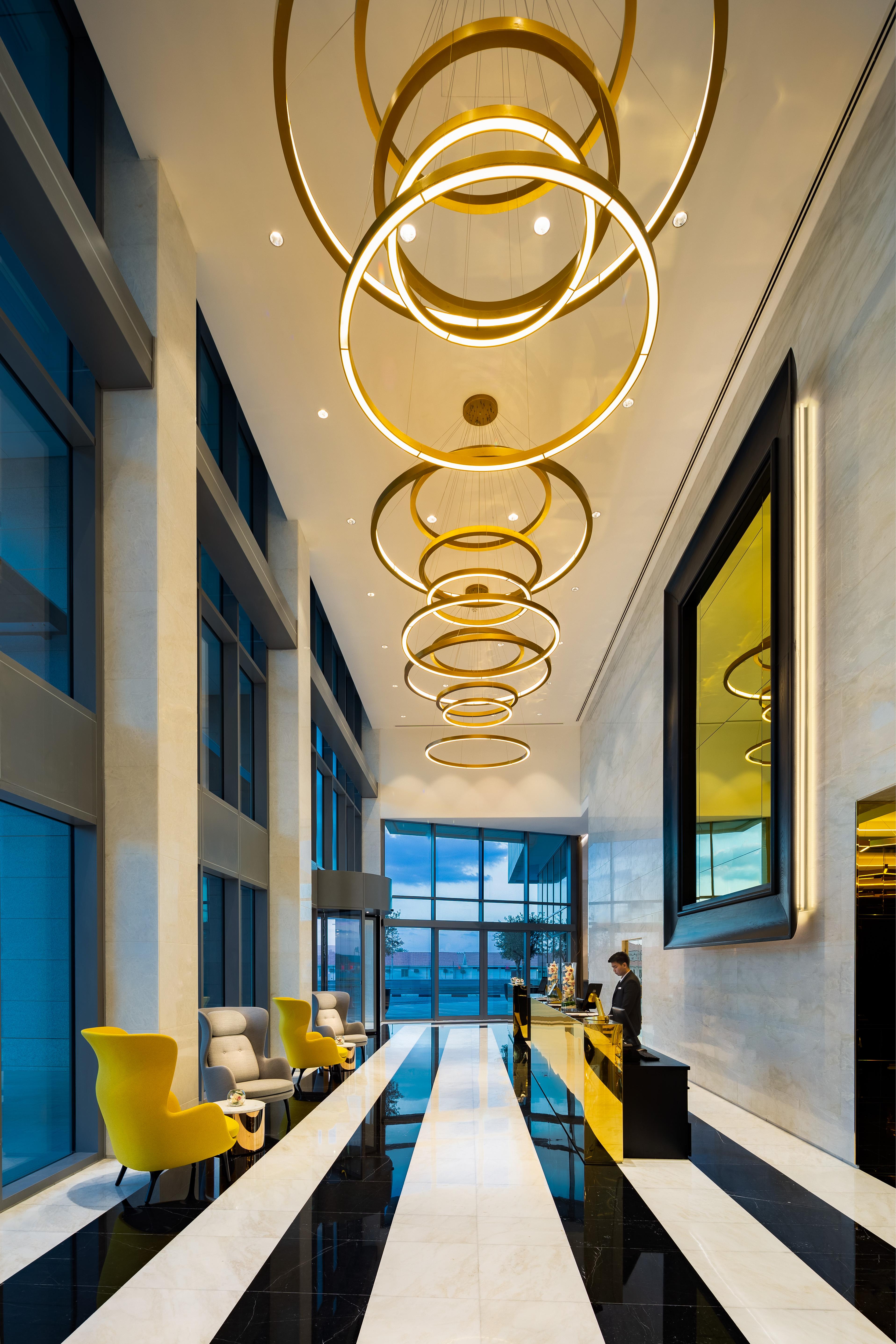 Millennium Atria Business Bay Aparthotel Дубай Екстериор снимка The interior of the hotel