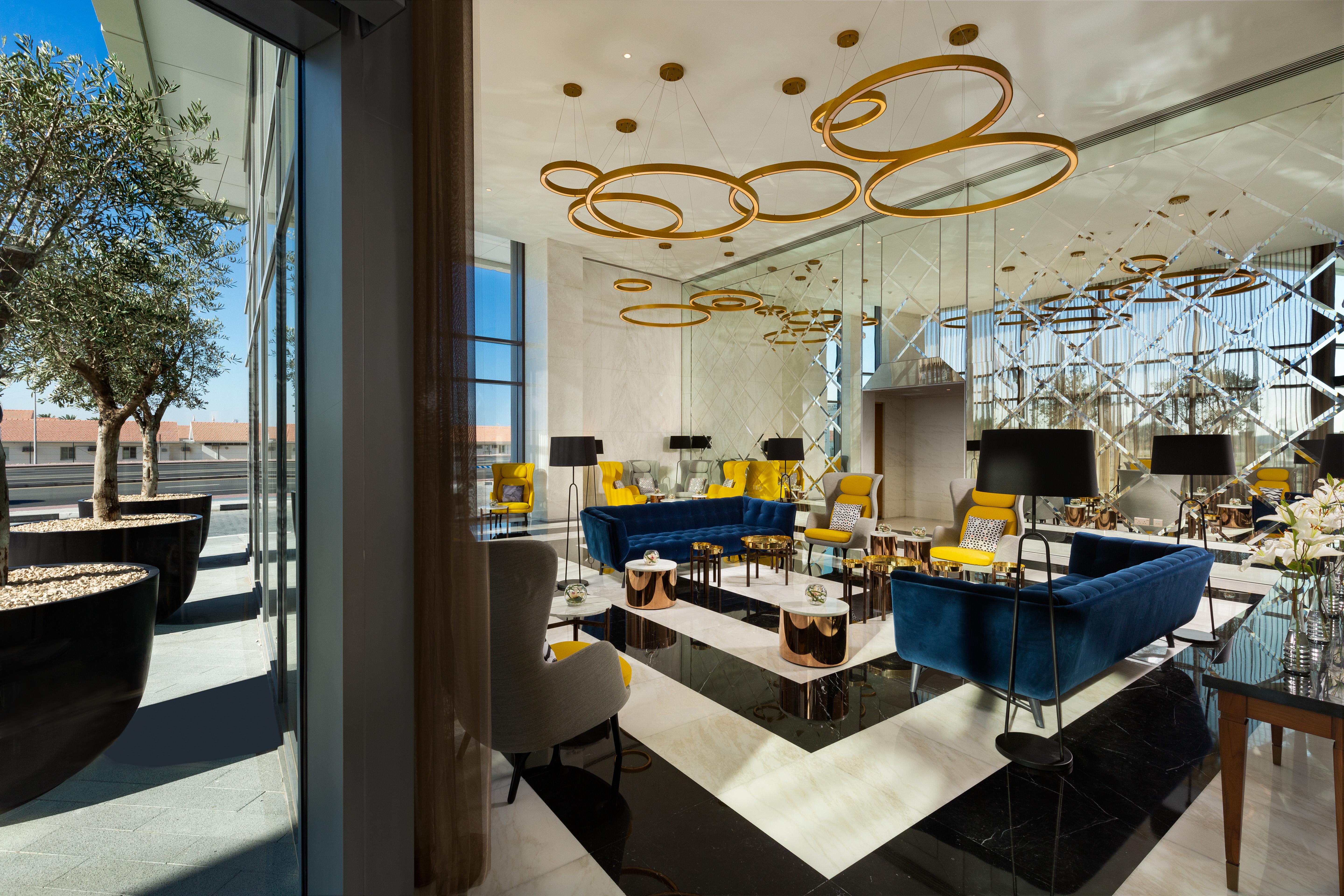 Millennium Atria Business Bay Aparthotel Дубай Екстериор снимка The interior of the lounge