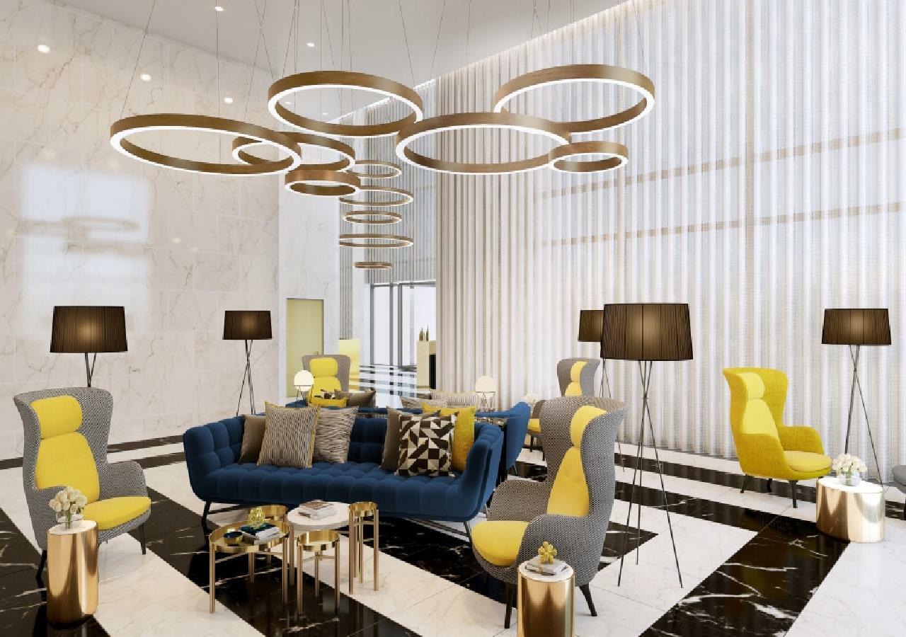Millennium Atria Business Bay Aparthotel Дубай Екстериор снимка The interior of the hotel
