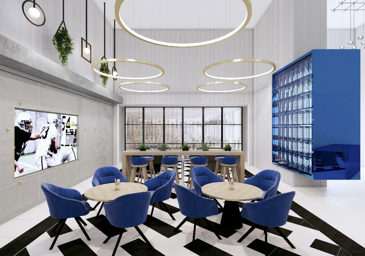Millennium Atria Business Bay Aparthotel Дубай Екстериор снимка The interior of the new lounge
